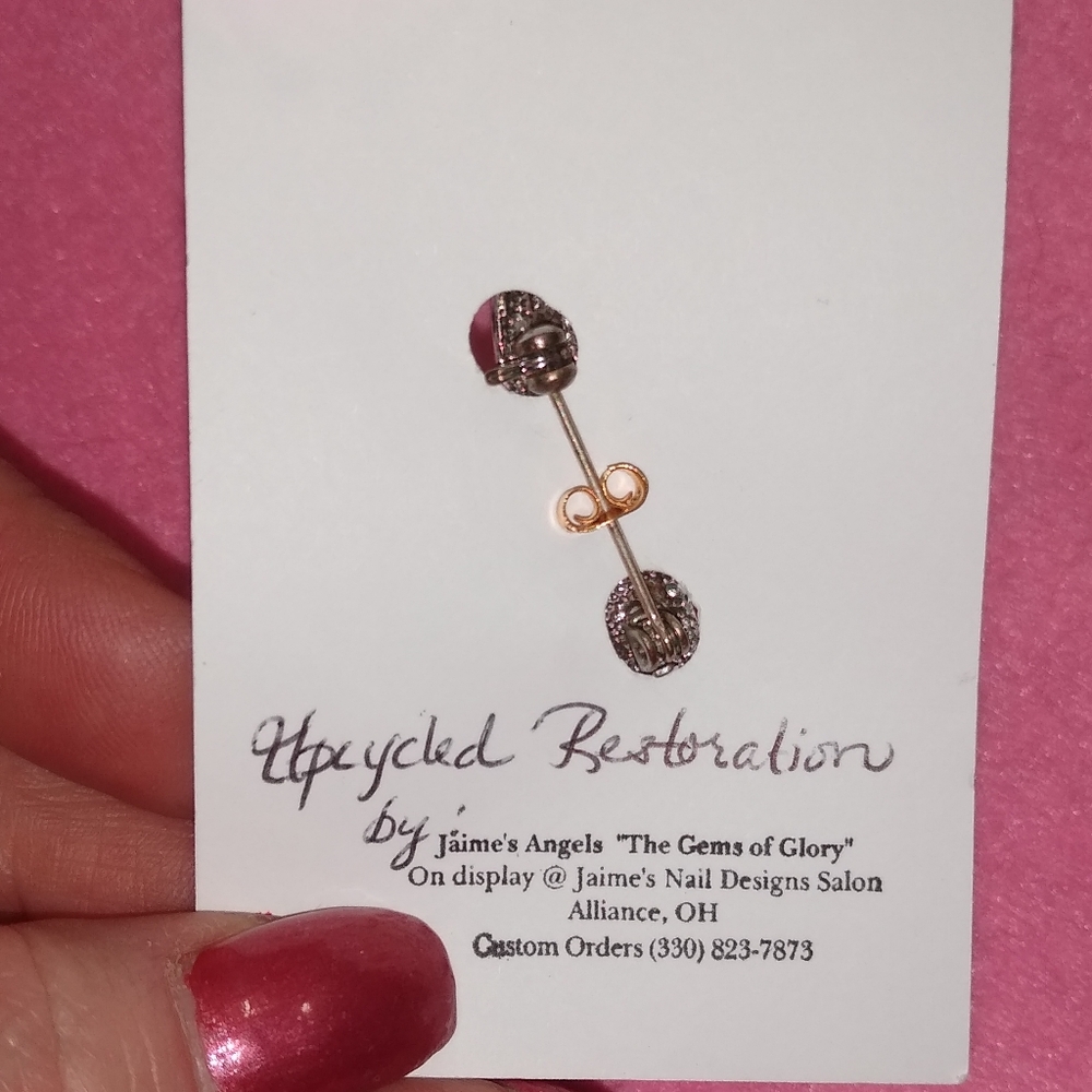 Avon Pink Awareness Ribbon & Crystal Sandal Brooch Modified (clone listing) - Picture 7 of 16
